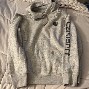 Carhartt Gray Hoodie Sweatshirt